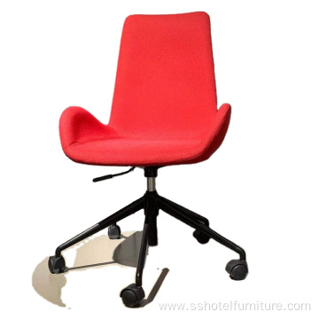 Red Office Visitor Executive High Back Office Chair